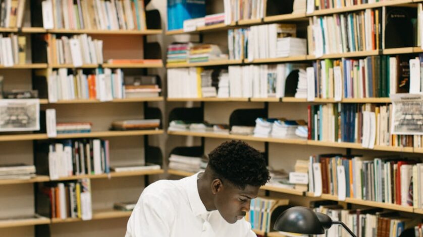 a person sitting at the table