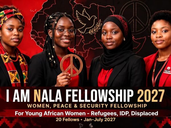 Young African women leaders peace fellowship refugees IDP displaced Nalafem 2027