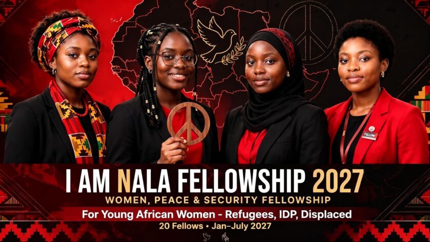 Young African women leaders peace fellowship refugees IDP displaced Nalafem 2027